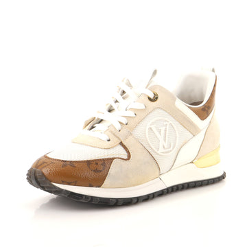 Louis Vuitton Women's Run Away Sneakers Mesh with Monogram Canvas and Suede