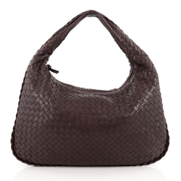 Bottega Veneta Veneta Hobo Intrecciato Nappa Medium Brown