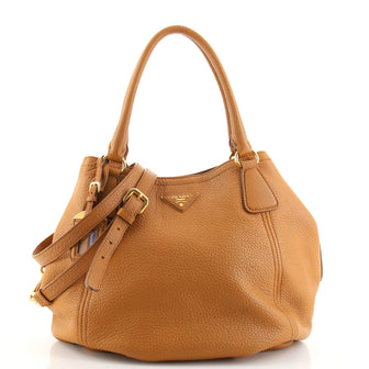 Prada Convertible Satchel Vitello Daino Medium