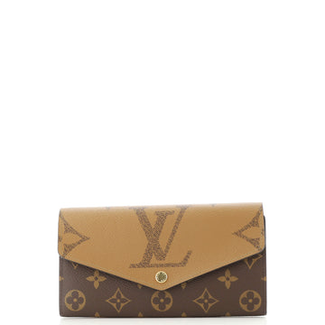Louis Vuitton Sarah Wallet NM Reverse Monogram Giant and Monogram Canvas