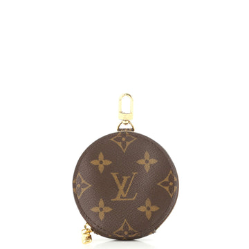 Louis Vuitton Multi Pochette Accessoires Round Coin Purse Monogram Canvas