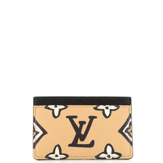 Louis Vuitton Card Holder Wild at Heart Monogram Giant