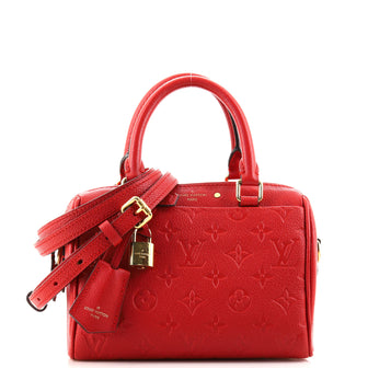 Louis Vuitton Speedy Bandouliere NM Bag Monogram Empreinte Leather 20