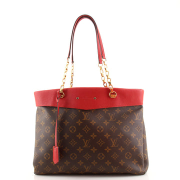 Louis Vuitton Pallas Shopper Monogram Canvas and Calfskin