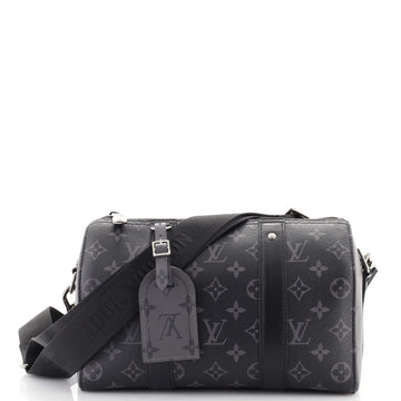 Louis Vuitton City Keepall Bag Monogram Eclipse Canvas