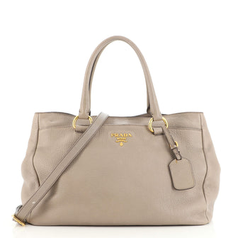 Prada Convertible Shopping Tote Vitello Daino Medium