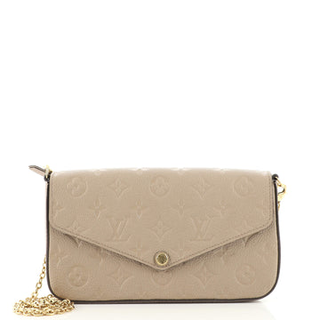 Louis Vuitton Felicie Pochette Monogram Empreinte Leather