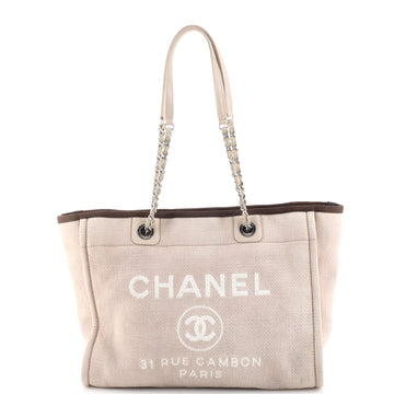 Chanel Deauville Tote Canvas Small
