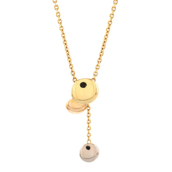Cartier Sweet Trinity Drop Pendant Necklace 18K Tricolor Gold
