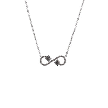 Tiffany & Co. Enchant Scroll Pendant Necklace Platinum with Diamonds