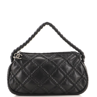 Chanel Hidden Chain Hobo Quilted Lambskin Small