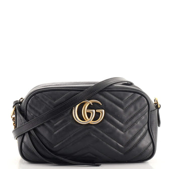 Gucci GG Marmont Shoulder Bag Matelasse Leather Small
