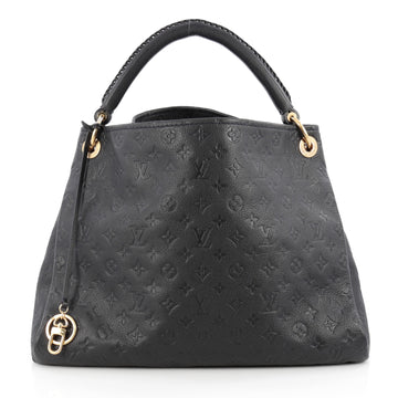 Louis Vuitton Artsy Handbag Monogram Empreinte Leather MM Blue