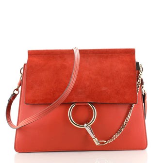 Chloe Faye Shoulder Bag Leather Medium