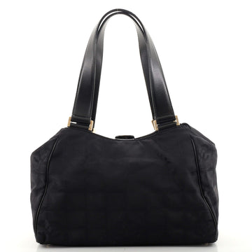 Chanel Travel Line Shoulder Bag Nylon Medium