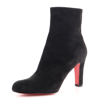 Christian Louboutin Women's Miss Tack Ankle Boots Suede 85