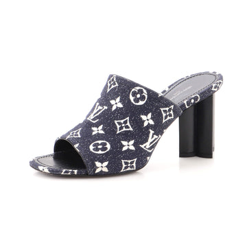Louis Vuitton Women's Silhouette Mules Monogram Denim