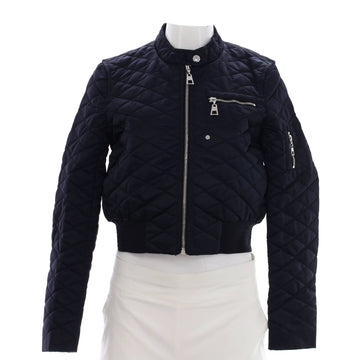 Louis Vuitton Women's Zip Up Bomber Jacket Quilted Nylon