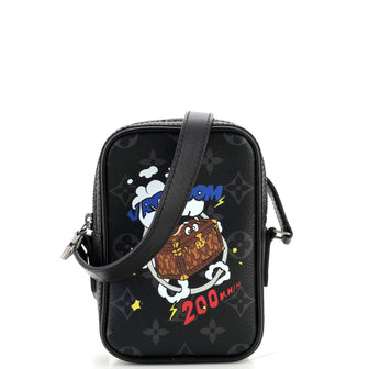 Louis Vuitton Danube Limited Edition Comic Trunk Printed Monogram Eclipse Canvas PPM