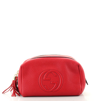 Gucci Soho Cosmetic Pouch Leather Medium