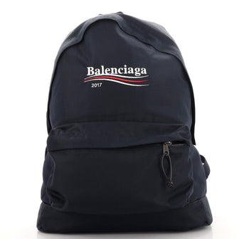 Balenciaga Everyday Campaign Explorer Backpack Embroidered Nylon