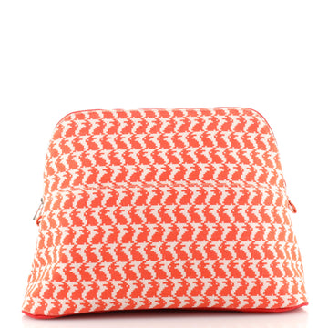 Hermes Bolide Travel Pouch Printed Canvas 31