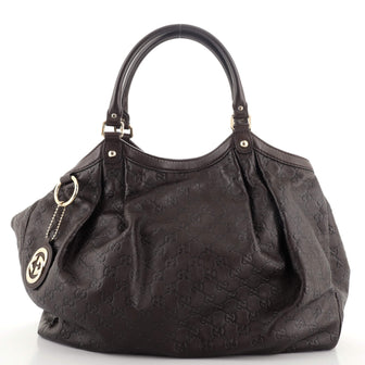 Gucci Sukey Tote Guccissima Leather Large