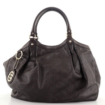 Gucci Sukey Tote Guccissima Leather Large