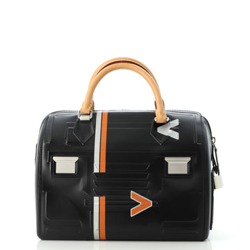 Louis Vuitton Speedy Handbag Limited Edition Embossed Epi Space Leather 25