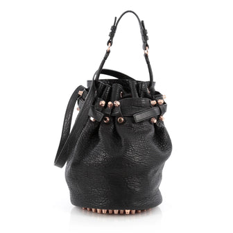 Alexander Wang Diego Bucket Bag Leather Small Black 1828801