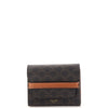 CELINE Business Flap Card Holder Triomphe Coated Canvas