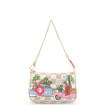 Louis Vuitton Pochette Accessoires Limited Edition Vivienne Xmas Damier Mini