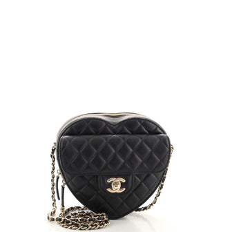 Chanel CC in Love Heart Bag Quilted Lambskin