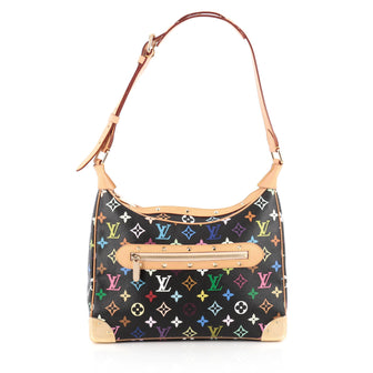 Louis Vuitton Boulogne Handbag Monogram Multicolor Black 1829201