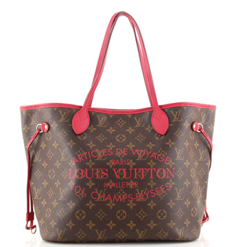 Louis Vuitton Neverfull Tote Limited Edition Ikat Monogram Canvas MM
