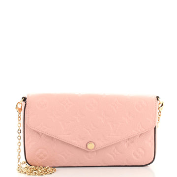 Louis Vuitton Felicie Pochette Monogram Empreinte Leather