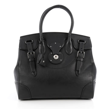 Ralph Lauren Collection Soft Ricky Handbag Leather 33 Black 1829501