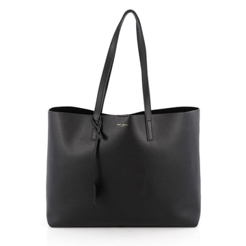 Saint Laurent Shopper Tote Leather Large Black 1829601