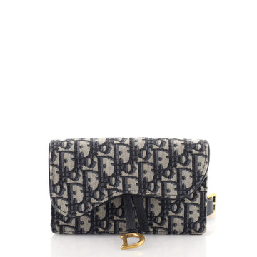 Christian Dior Saddle Rectangular Belt Bag Oblique Canvas