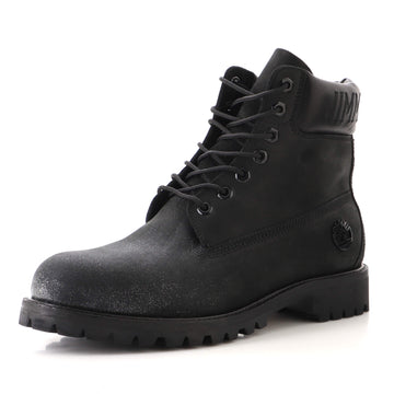 Jimmy Choo x Timberland Women's 6-Inch Boots Nubuck with Leather and Glitter