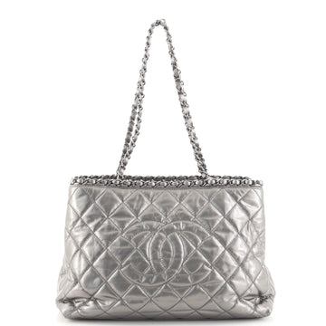 Chanel Chain Me Tote Quilted Glazed Calfskin Medium