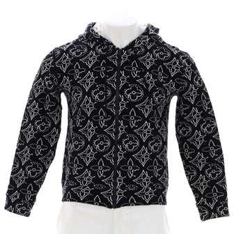 Louis Vuitton Men's LV x NBA Strategic Flower Hoodie Quilted Cotton Blend