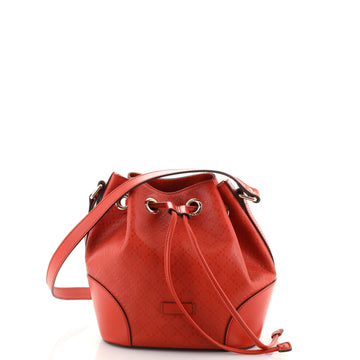 Gucci Bright Bucket Bag Diamante Leather Small
