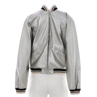 Saint Laurent Men's Teddy Bomber Jacket Lurex