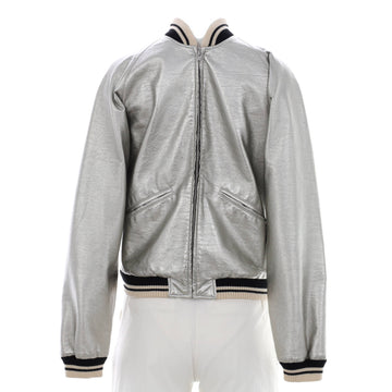 Saint Laurent Men's Teddy Bomber Jacket Lurex