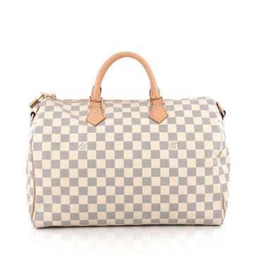 Louis Vuitton Speedy Bandouliere Bag Damier 35 White 1830301