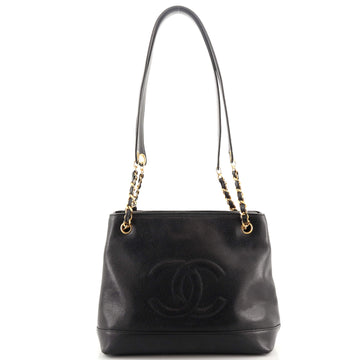 Chanel Vintage Timeless Chain Shoulder Bag Caviar Medium