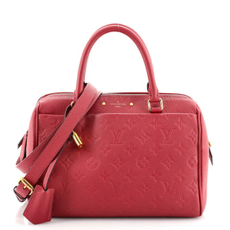 Louis Vuitton Speedy Bandouliere NM Bag Monogram Empreinte Leather 25