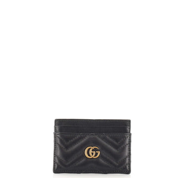 Gucci GG Marmont Card Holder Matelasse Leather