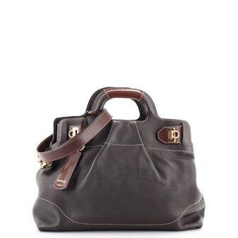 Salvatore Ferragamo Soft W Tote Leather Small